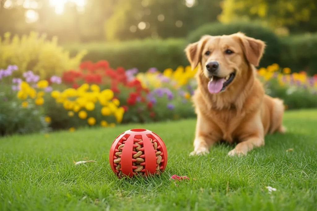 CORYNCO™ Palla per la Pulizia dei Denti in Gomma Naturale - Gioco Interattivo per Cani e gatti
